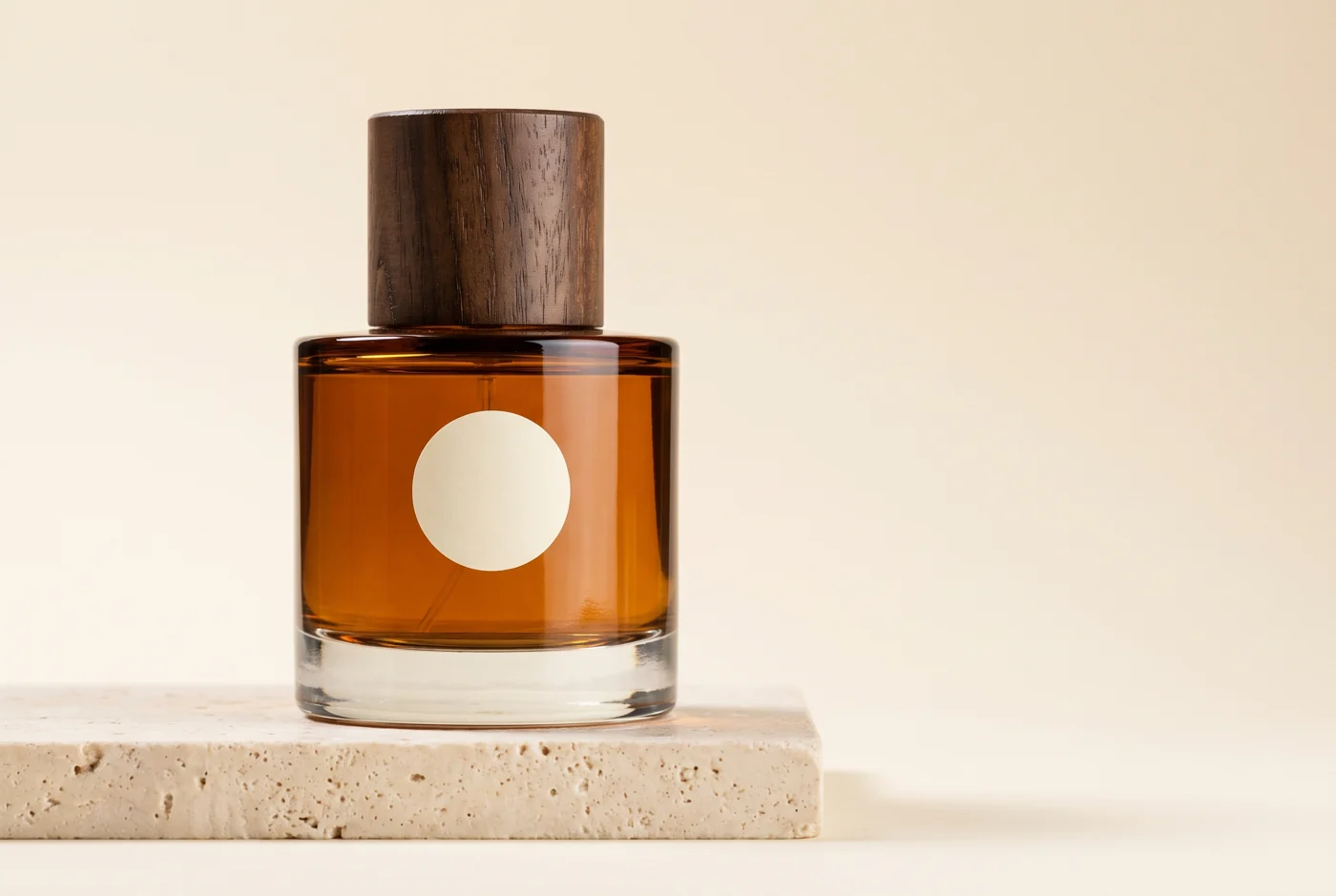 Generated studio-style concept of a fictional perfume bottle