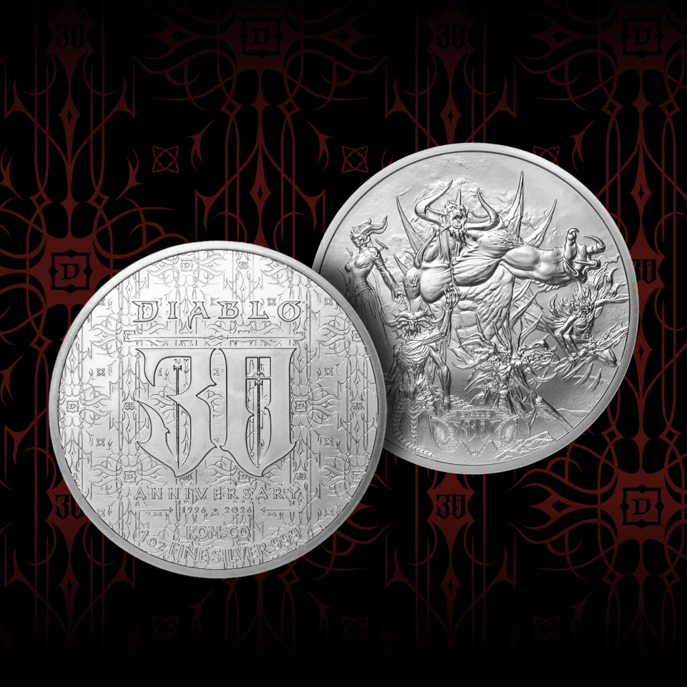 Single bullion medal — official front and back product photograph